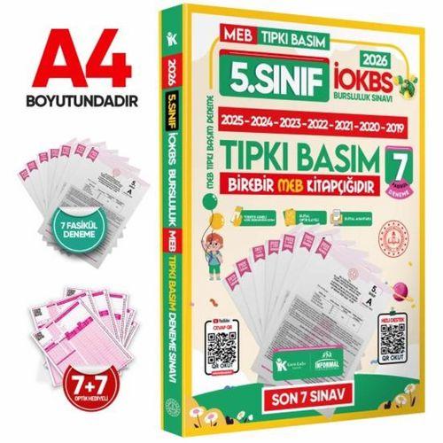 5 Sınıf İOKBS PAKET 7li Tıpkı Basım ve Tüm Dersler Tek Kitap Çözümlü Çıkmış Soru Bankası 2li Set