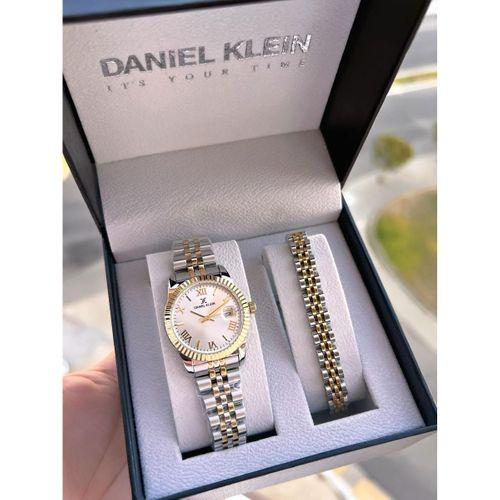 Daniel Klein Vip Seri Çelik Kordon Ve Çelik Bileklik Hediyeli 2 Yıl Garantili Cift Saati CF.10887C2