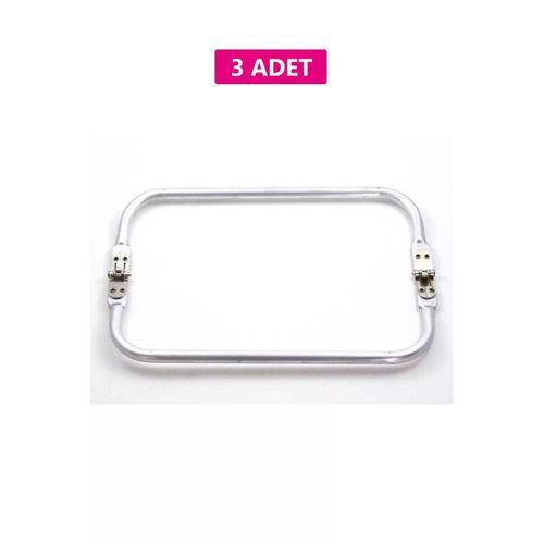 Gizli Metal Çanta Bursu – 3 Adet - 25 cm - Metal Çanta Aparatı Çanta Aksesuarı