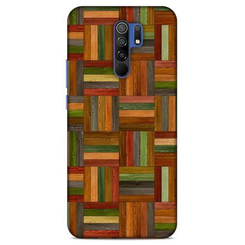 Lopard Xiaomi Redmi 9 Uyumlu Kılıf Wood'X (21) Koruyucu Kapak Baskılı