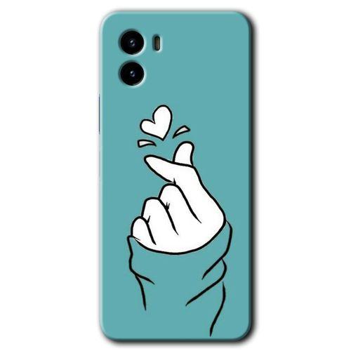 Potkal Hediye Fabrikası Vivo Y15s Kılıf HD Desen Baskılı Arka Kapak - Mutluluk