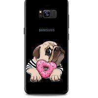 Zoologix (3) Samsung Galaxy S8 Plus Şeffaf Kılıf Silikon Desenli