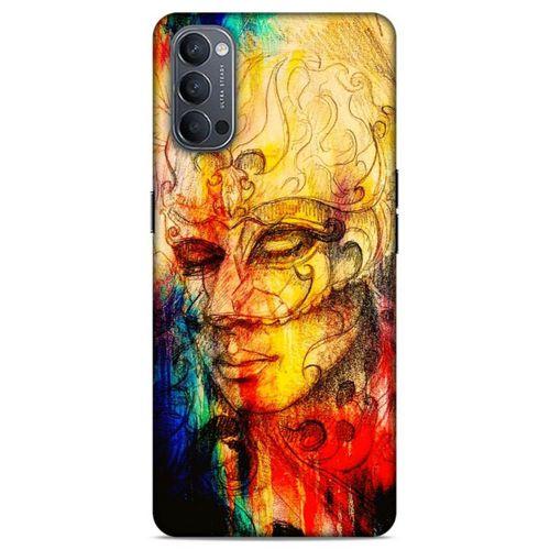 Lopard Oppo Reno 4 Uyumlu Kılıf Manipülasyon ☻ (34) Slim Armor Kılıf Desenli