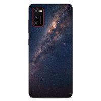 Lopard Samsung Galaxy A41 Uyumlu Kılıf Gece'S (8) Baskılı Kılıf Lacivert