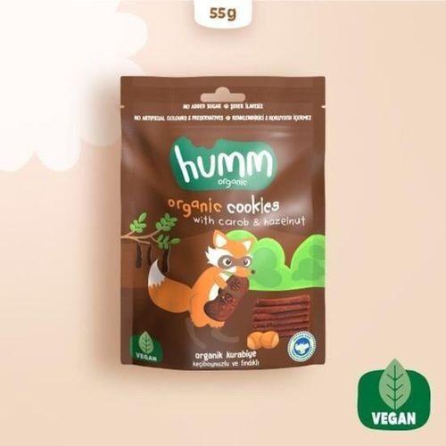 Humm Humm Organik Keçiboynuzlu ve Fındıklı Vegan Kurabiye 55 Gr