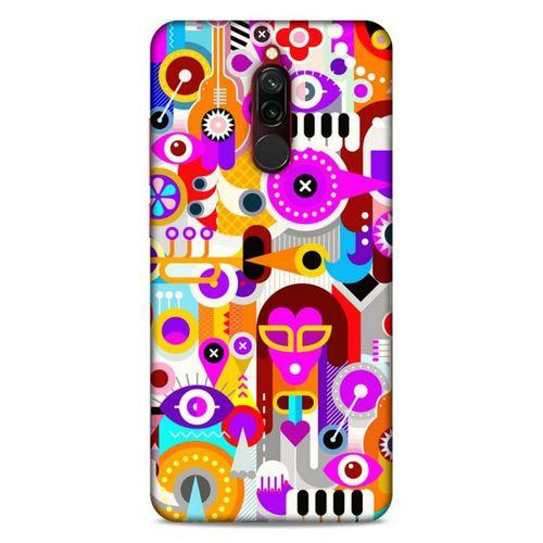 Lopard Xiaomi Redmi 8 Uyumlu Kılıf Soyut Sanat (20) Desenli Koruyucu Kılıf