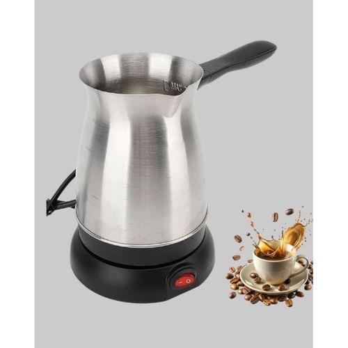 Paslanmaz Çelik Elektrikli Cezve 800w 6 Fincan Kapasiteli