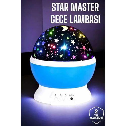 Yıldızlı Gökyüzü Projeksiyon Gece Lambası Hareketli Işık Şovu