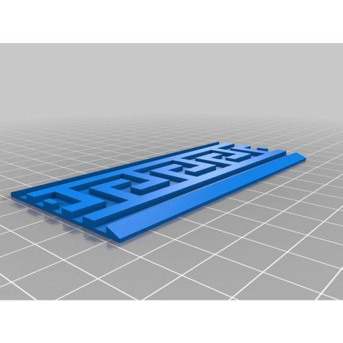 Özelleştirilebilir Birleşik Yunan Anahtar Çerçevesi 3D Baskı (Bu ürün Sadece Plastik parçadır - Almadan Önce Soru Sorabilirsiniz)