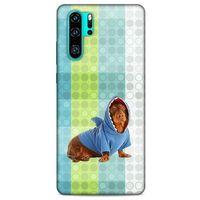 Huawei P30 Pro Kılıf Köpek Kıyafetleri (43) Thin Fit Kılıf Cocker Kapişonlu Eşofman
