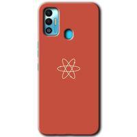 Tecno Spark 7T Kılıf HD Desen Baskılı Arka Kapak - Atom + Kırılmaz Cam