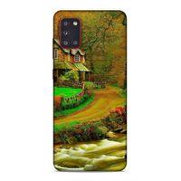 Samsung Galaxy A31 Uyumlu Kılıf Azarbaijan (48) Bumper Kılıf Orman Evi