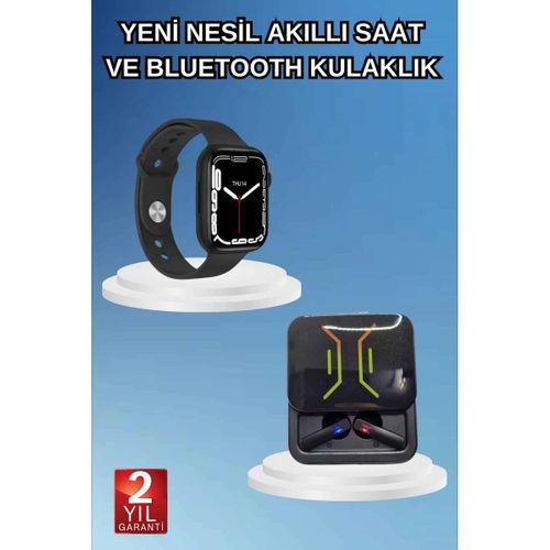 Bluetooth Bağlantılı Kablosuz Kulaklık Ve Yeni Nesil Akıllı Saat 5 0 Bluetooth