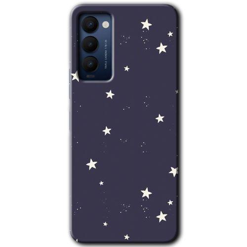 Tecno Camon 18P Kılıf HD Desen Baskılı Arka Kapak - Gökyüzü Yıldız
