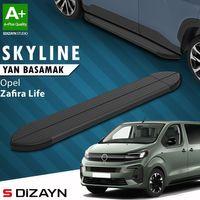 S-Dizayn Opel Zafira Life Skyline Siyah Yan Basamak 213 Cm 2020 Üzeri A+ Kalite