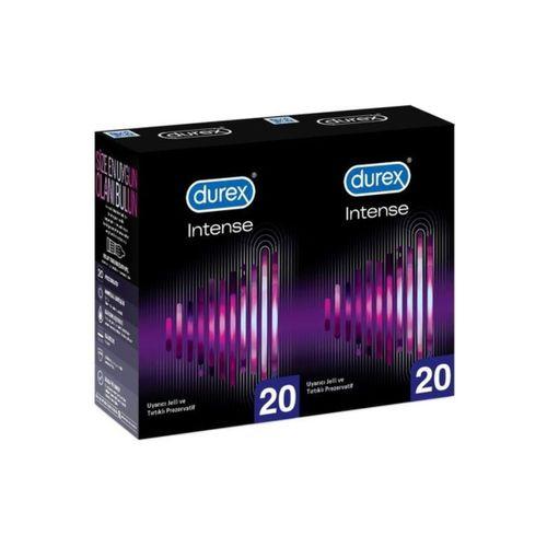 Intense 40'lı Uyarıcı Jelli ve Tırtıklı Prezervatif