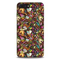 Graffitix (18) Desenli Silikon Kapak Apple Iphone 7 Plus Kılıf
