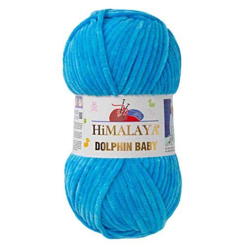 Himalaya Dolphin Baby Kadife Örgü İpi 80326 - Buz Mavisi