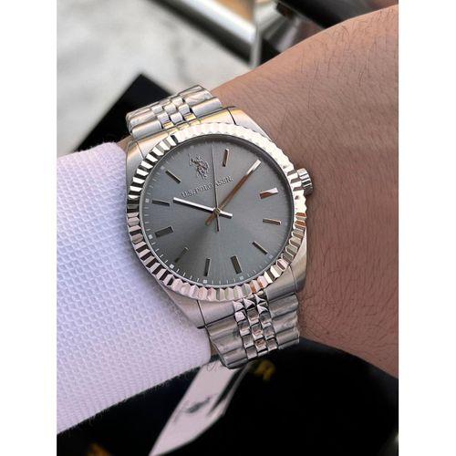 U.S.Polo Assn Çelik Kasa Ve Kordon 2 Yıl Garantili 5 Atm Suya Dayanıklı Erkek Kol Saati E.USP1111-04
