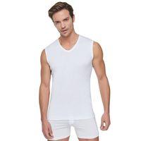 Tutku 401 Erkek V Yaka Ribana Spor Fanila Atlet