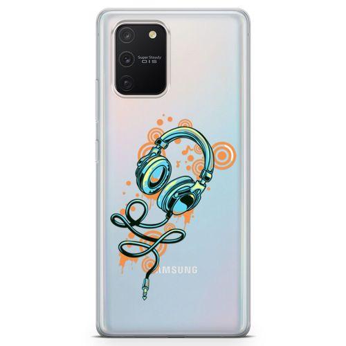 Samsung Galaxy S10 Lite Kılıf Dj Kulaklığı Arka Kapak Koruma Desenli Full Koruyucu