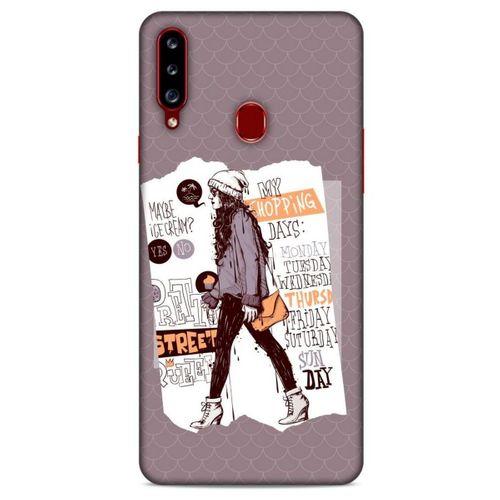 Sokak Modası 31 Samsung Galaxy A20s Kılıf Desenli Silikon