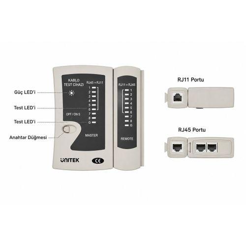 UNITEK ETHERNET KABLOSU TEST CİHAZI (OT140AGY01)