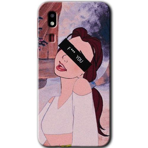 Galaxy A2 Core Kılıf HD Desen Baskılı Arka Kapak - Bad Girl