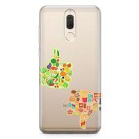 Huawei Mate 10 Lite Kılıf Sağlıklı Sağlıksız Arka Kapak Koruma Desenli Full Koruyucu