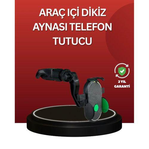 Ayarlanabilir Kıskaçlı Dikiz Aynası Telefon Tutucu Tüm Telefonlarla Uyumlu