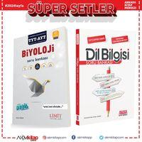 Limit TYT AYT Biyoloji ve AKM Dil Bilgisi Soru Bankası Seti 2 Kitap