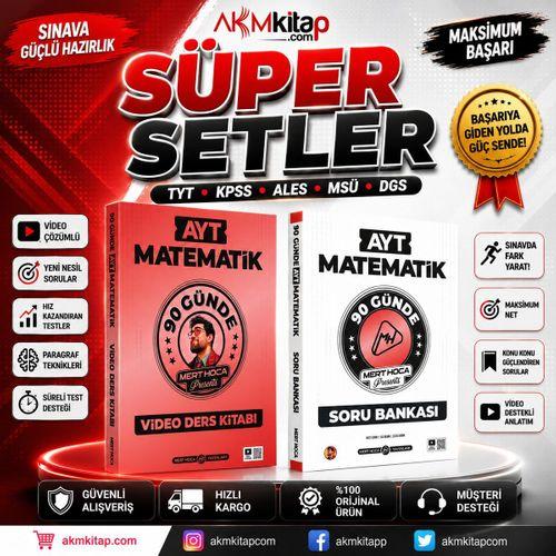 Mert Hoca AYT Matematik Kampı Video Ders Notu ve Soru Bankası Seti 2 Kitap