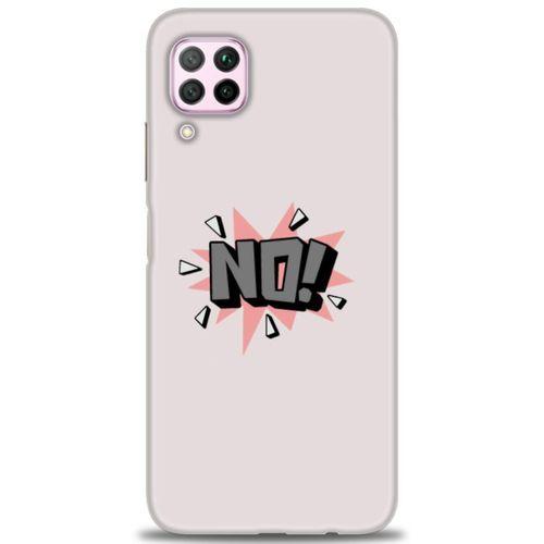 Huawei P40 Lite Kılıf HD Baskılı Kılıf - No + Tam Ekran Koruyucu