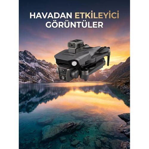 Çift Kameralı Gps Drone Geniş Açılı Havadan Görüntüleme Sistemi