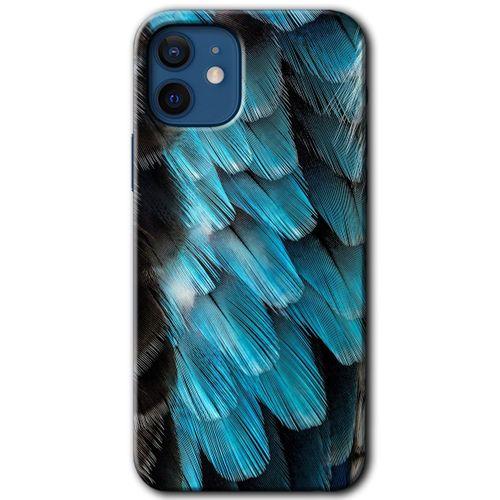 iPhone 12 Kılıf Kapak - 9D Tüyler +Hayalet Ekran Yandan Gözükmez