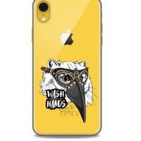 Zoologix (4) Apple iPhone XR Şeffaf Kılıf Silikon Desenli