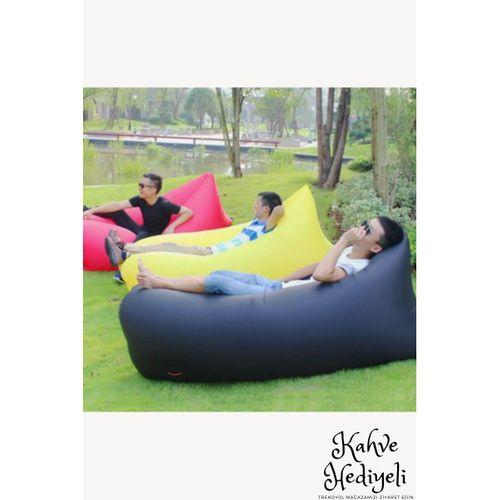 Pratik Şişme Yatak Şezlong Hava Ile Dolan Kamp Plaj Deniz Yatağı Şişme Koltuk