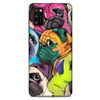 Animax Portre Pugs Samsung Galaxy A41 Kılıf Desenli Silikon