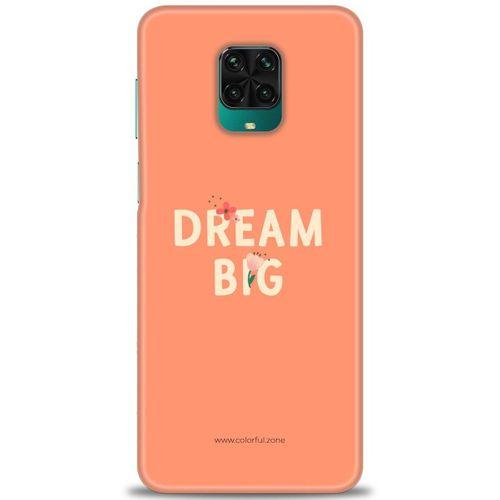Xiaomi Redmi Note 9 Pro Kılıf HD Baskılı Kılıf - Dream Big + Tam Ekran Koruyucu