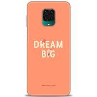 Xiaomi Redmi Note 9 Pro Kılıf HD Baskılı Kılıf - Dream Big + Tam Ekran Koruyucu