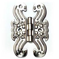 Dekoratif Sac Kelebek Menteşe - Büyük, Nikel, 100 Adet