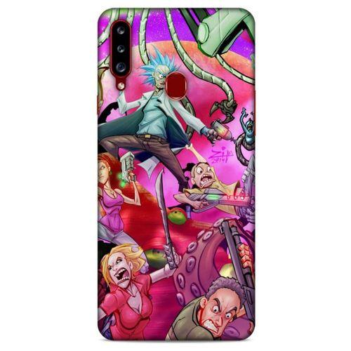 Samsung Galaxy A20s Uyumlu Kılıf Rick And Morty (43) Thin Fit Kılıf Jerry C-500A
