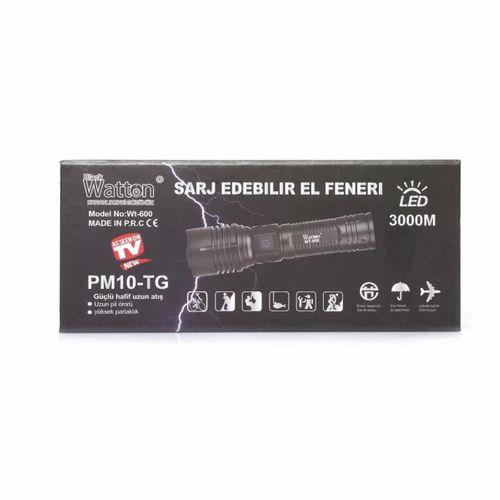 3000 Lümen  Güçlü El Feneri  Wt-600