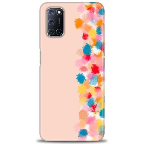 Oppo A52 Kılıf HD Baskılı Kılıf - Parça Tuval + Tam Ekran Koruyucu