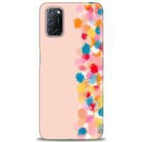 Oppo A52 Kılıf HD Baskılı Kılıf - Parça Tuval + Tam Ekran Koruyucu