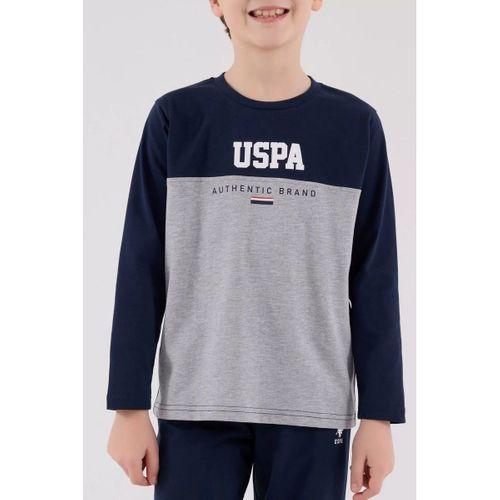 U.s. Polo Assn Uzun Kol Pijama Takım Us2220-4 Lacivert