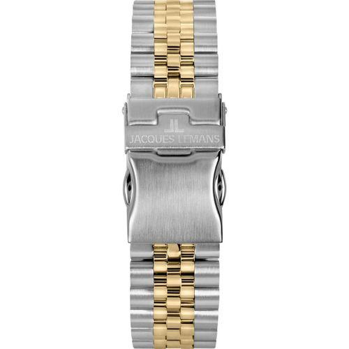 Jacques Lemans Liverpool JL.1-2205N Quartz Çelik Altın/Gri Siyah Kadran 20 ATM 41 mm Erkek Kol Saati