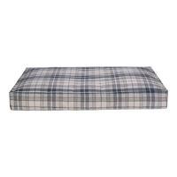 Pet Comfort Lima Mavi Kareli Köpek Yatağı M 90x60cm