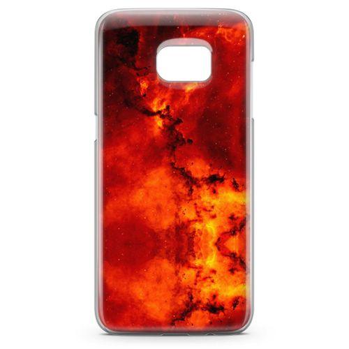 Samsung Galaxy S7 Edge Kılıf Red Night Arka Kapak Koruma Desenli Full Koruyucu