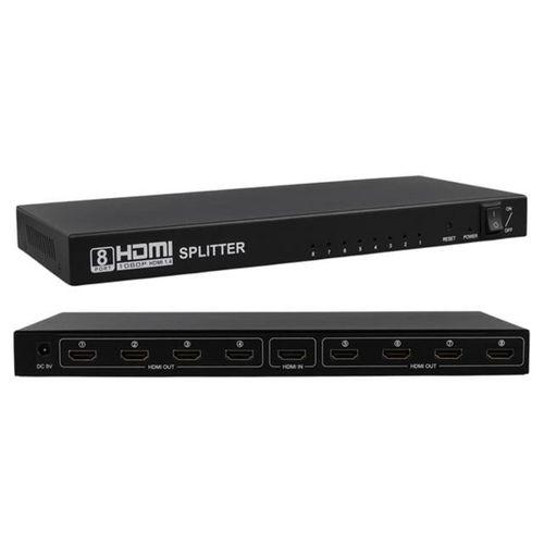 PowerMaster PM-14218 1 Giriş 8 Çıkış Port 1080P FHD HDMI Dağıtıcı Splitter (8li Çoklayıcı)